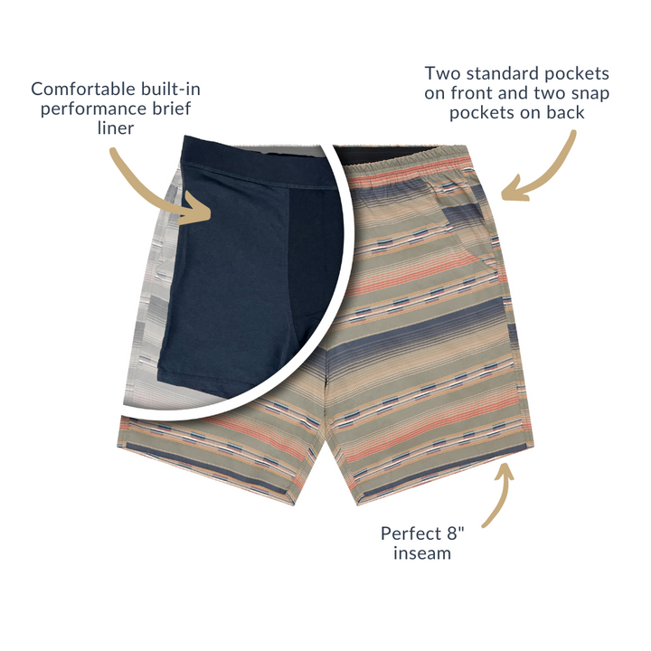 Waterloo Swim Shorts - Tejas