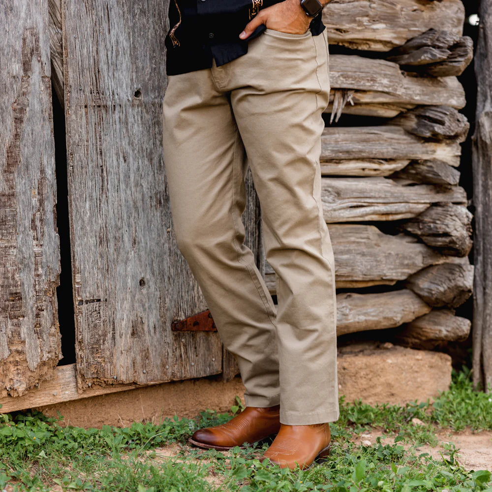 Chinos with cowboy boots online