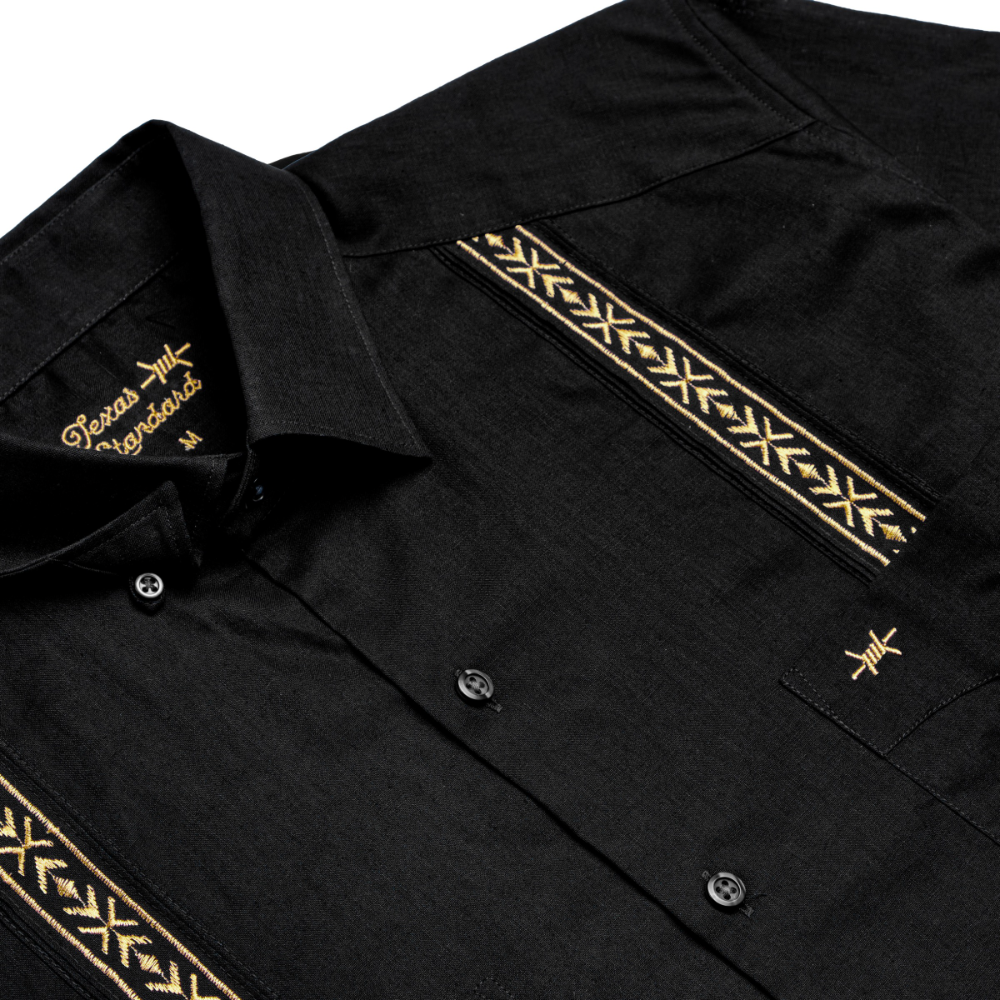 Tejas Guayabera - Diablo Oro – Texas Standard Tejas Guayabera - Diablo Oro – Texas Standard