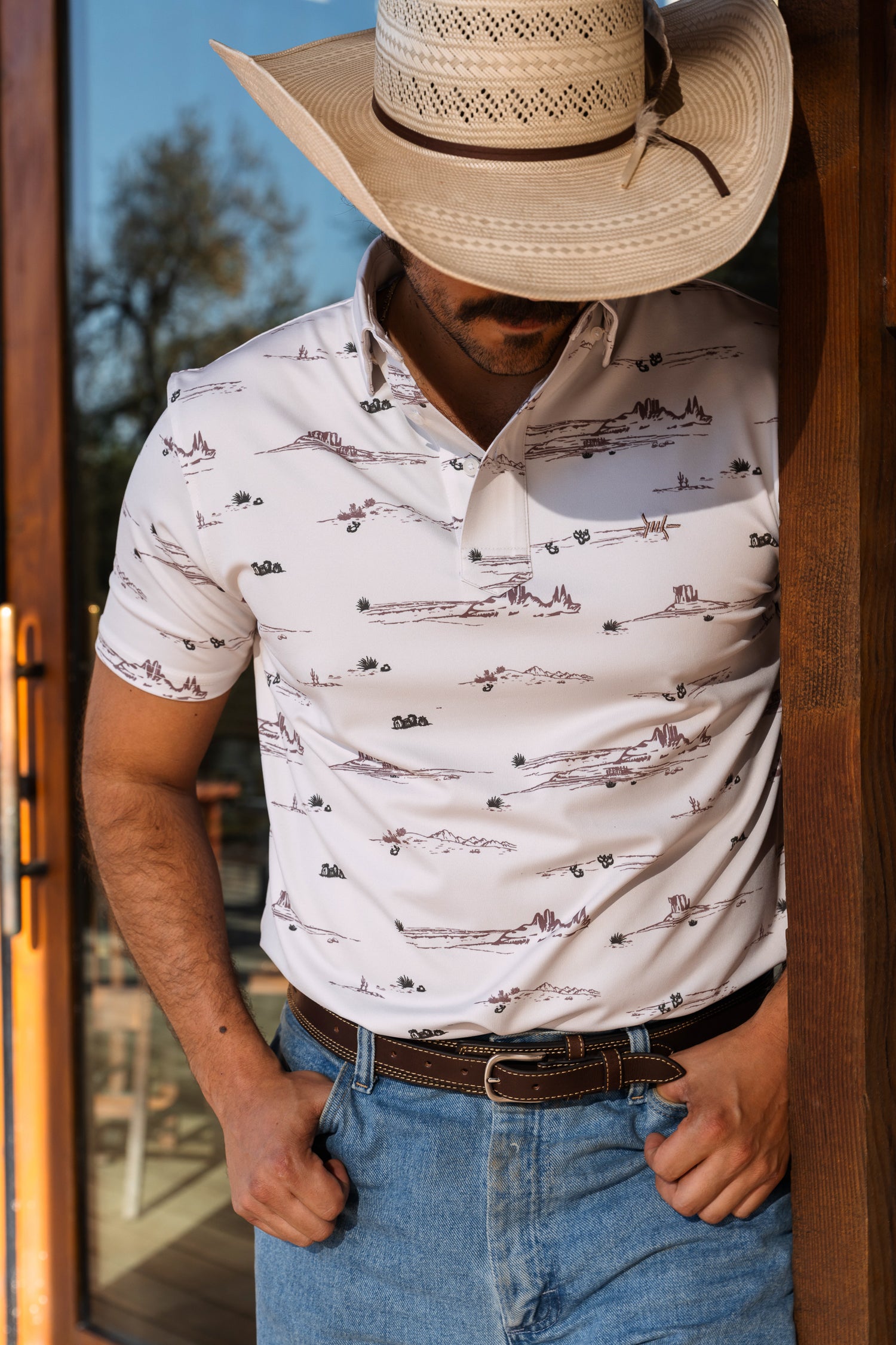 Performance Hybrid Tee - Heather Green – Texas Standard