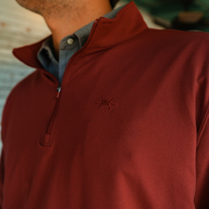 Performance Hybrid Quarter Zip - Chiltepin