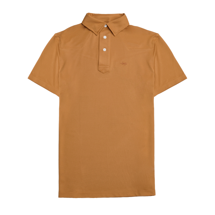 Modern Western Polo - Burnt Orange