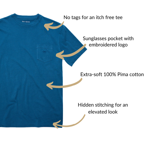 Standard Pocket Tee -  Steller Blue