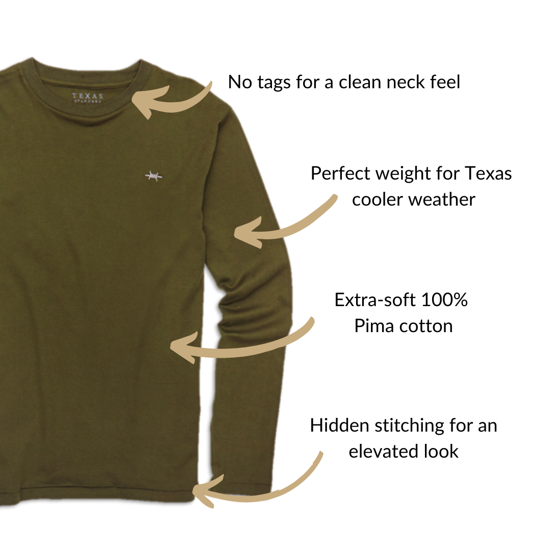 Standard Long-Sleeve Tee - Heron