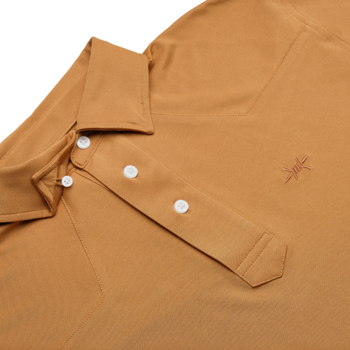 Modern Western Polo - Burnt Orange