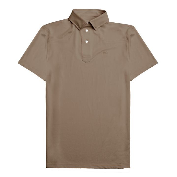 Modern Western Polo - Pecan Brown