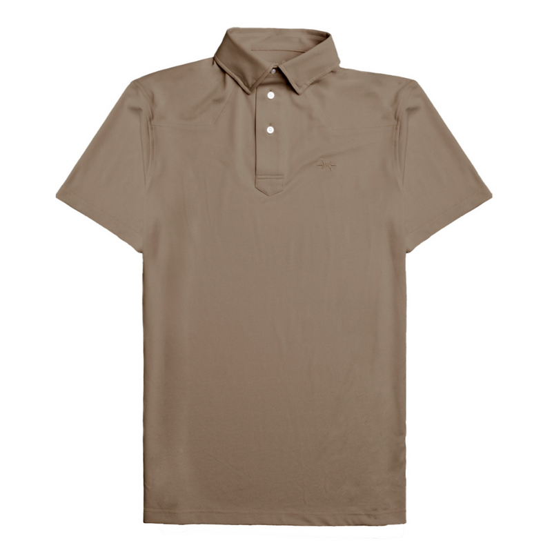 Modern Western Polo - Pecan Brown