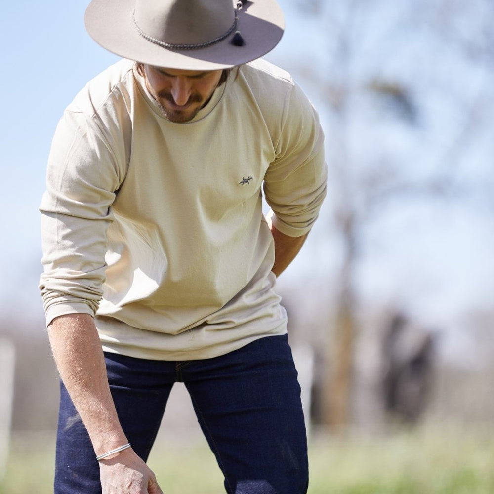 Standard Long-Sleeve Tee - Sandstone - Texas Standard