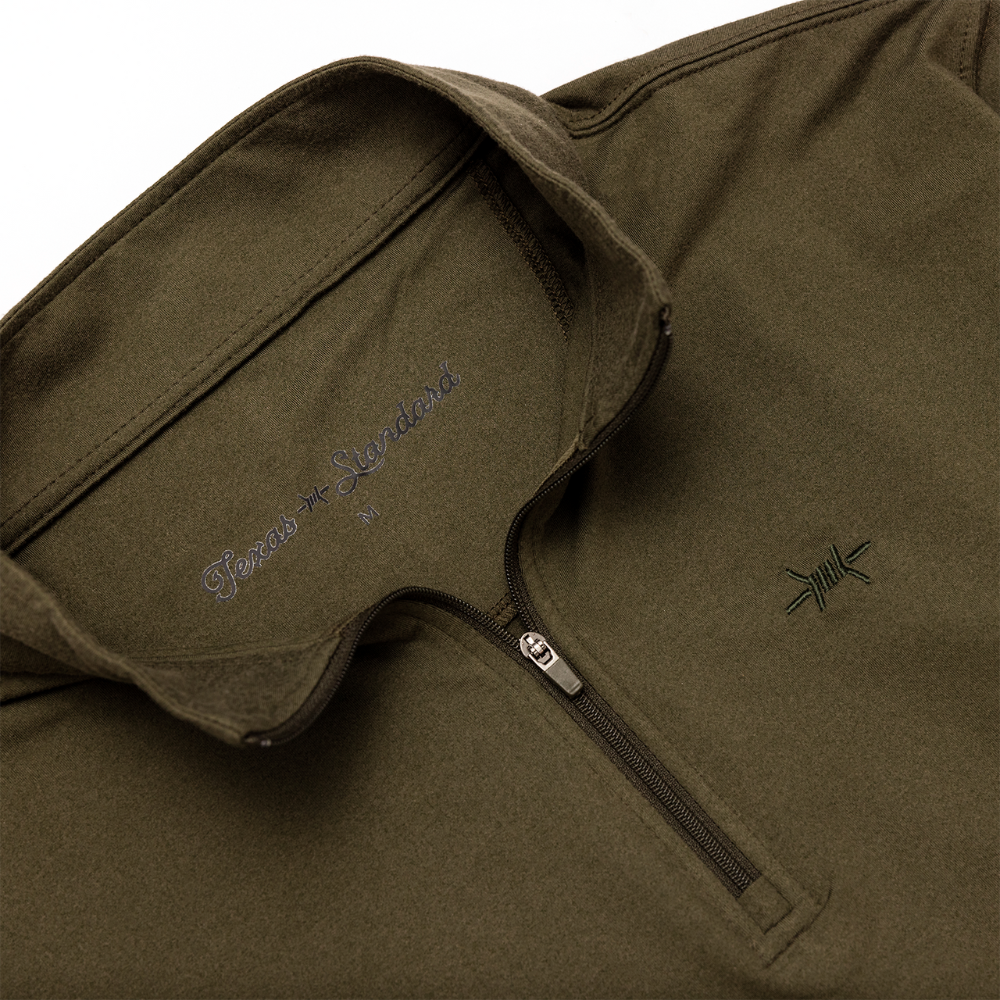 Performance Hybrid Quarter Zip - Guadalupe Green