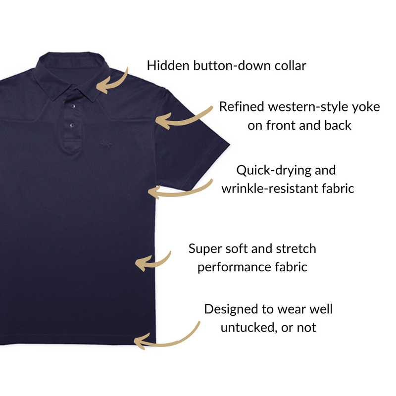 Modern Western Polo - Republic Navy