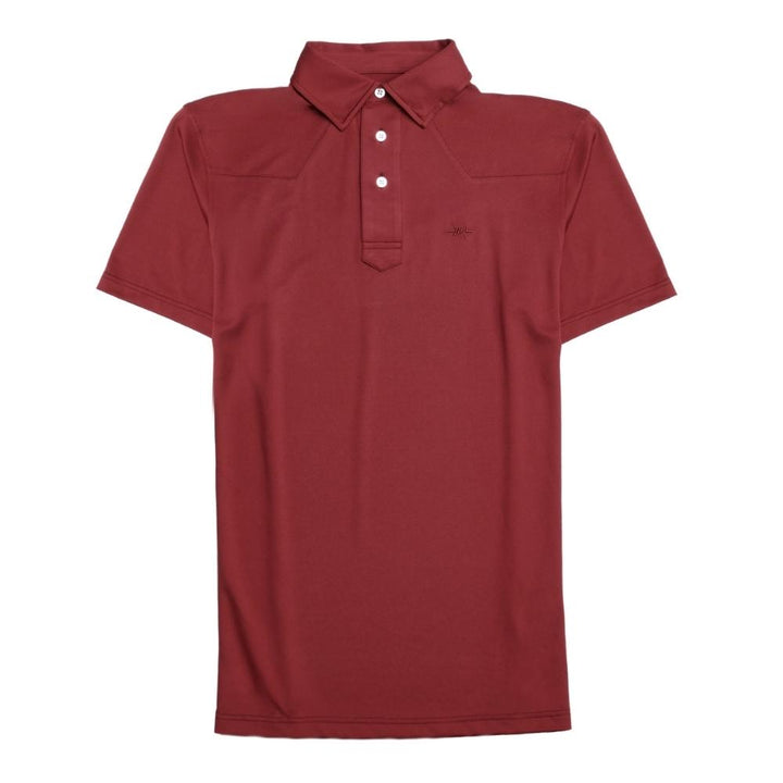 Modern Western Polo - Maroon