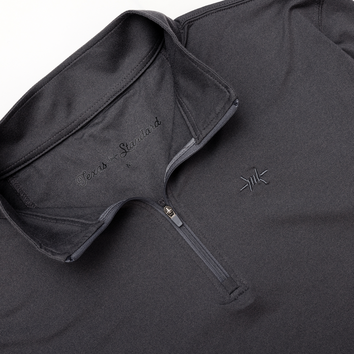 Performance Hybrid Quarter Zip - Gunpowder Gray