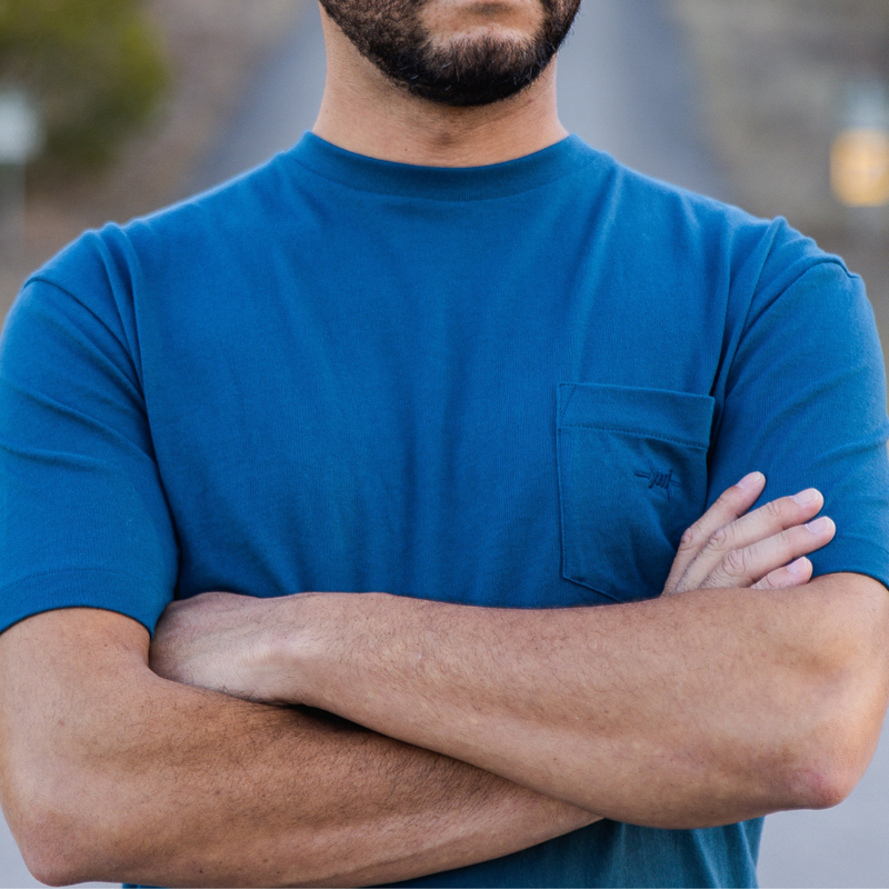 Standard Pocket Tee -  Steller Blue