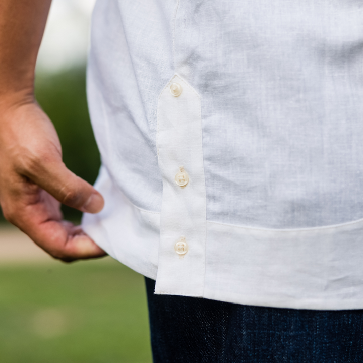 Tejas Guayabera - Burnt Orange