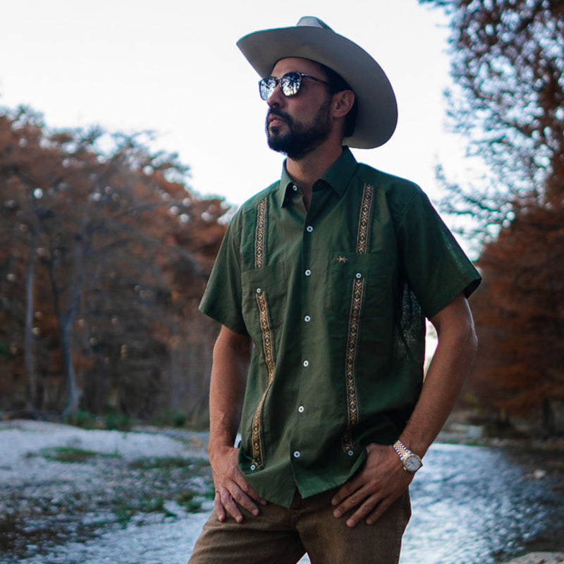 Tejas Guayabera - Agave Oro
