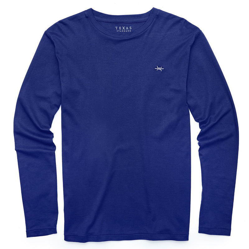 Standard Long-Sleeve Tee - Republic Navy - Texas Standard
