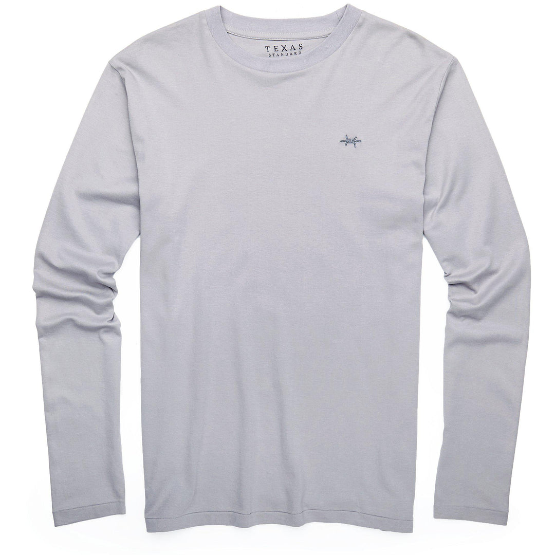 Standard Long-Sleeve Tee - Mockingbird Gray - Texas Standard