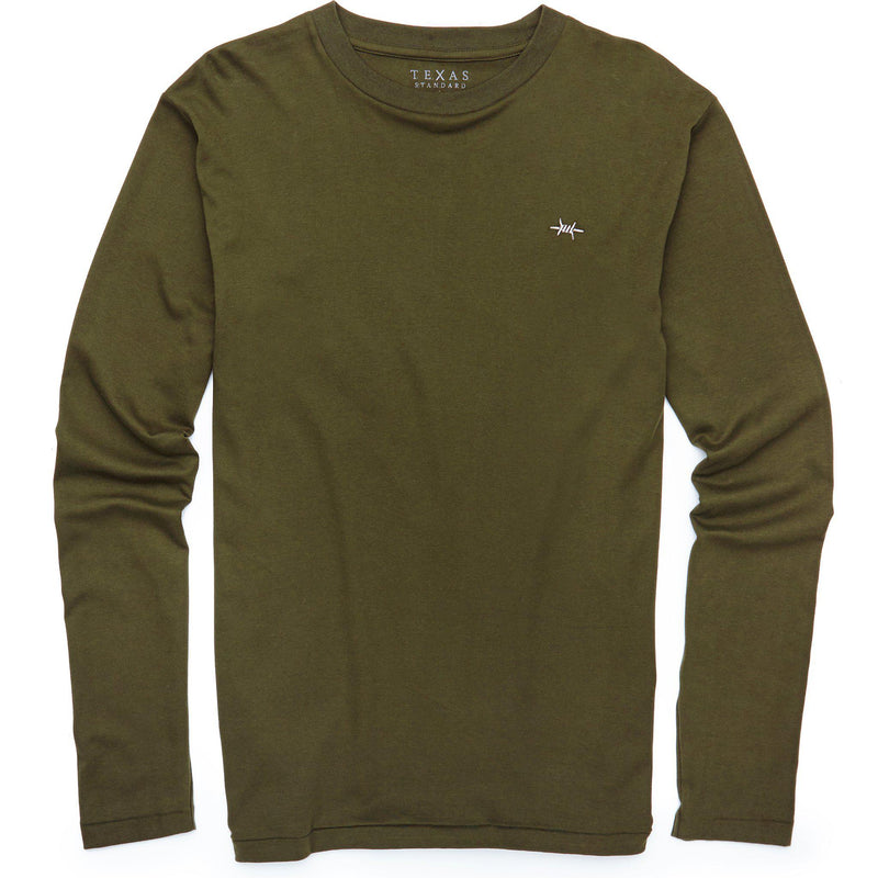 Standard Long-Sleeve Tee - Hunter Green - Texas Standard