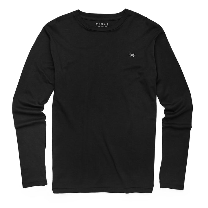 Standard Long-Sleeve Tee - Cannon Black - Texas Standard