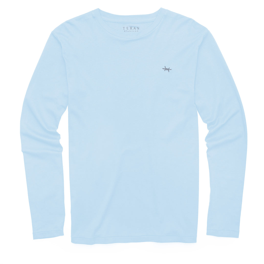 Standard Long-Sleeve Tee - Mineral Blue - Texas Standard