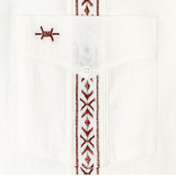 Tejas Guayabera - Maroon