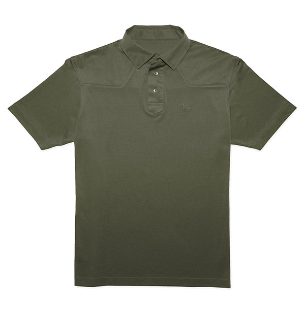 Modern Western Polo - Agave Green