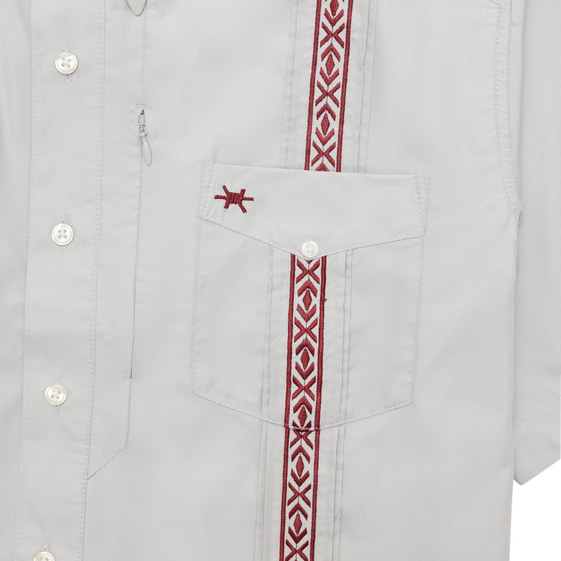 Guayabera Libre - Maroon