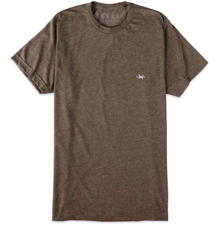 Performance Hybrid Tee - Heather Brown - Texas Standard