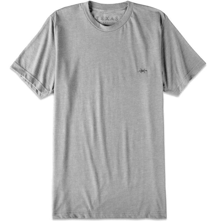 Performance Hybrid Tee - Heather Gray - Texas Standard