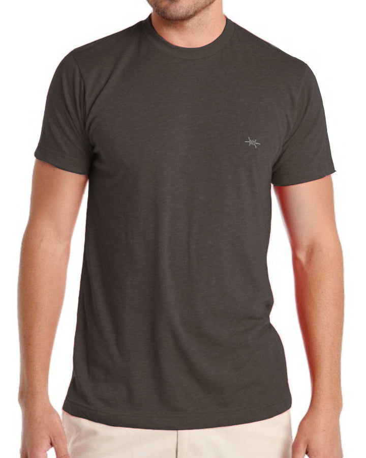 Performance Hybrid Tee - Heather Brown - Texas Standard