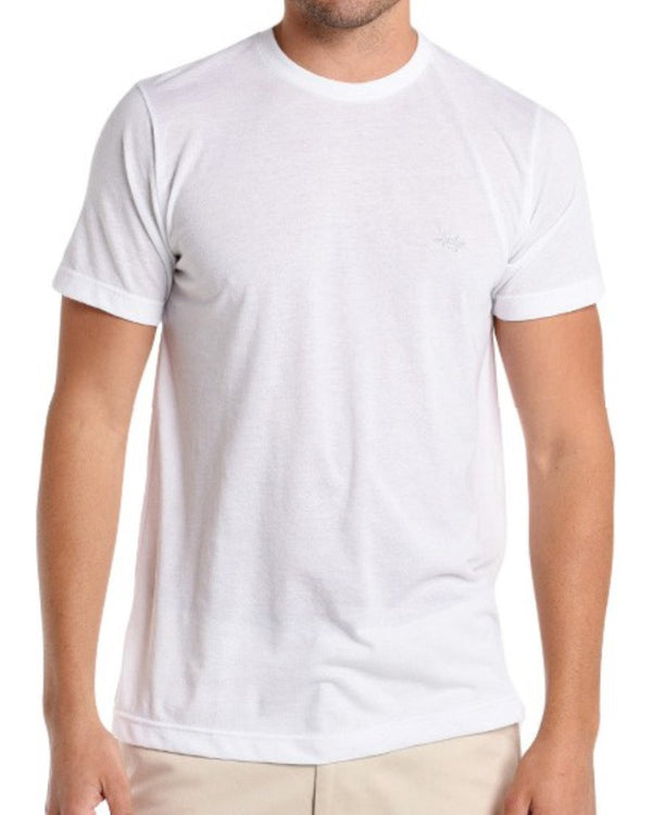 Performance Hybrid Tee - Heather White - Texas Standard
