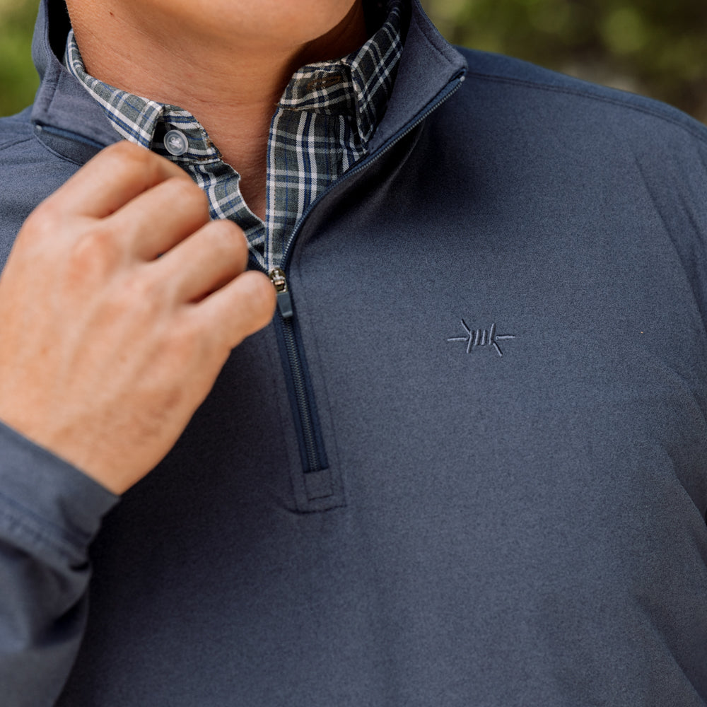 Performance Hybrid Quarter Zip - Republic Navy