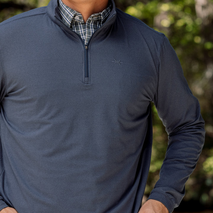 Performance Hybrid Quarter Zip - Republic Navy