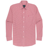 Gameday Sport Shirt - Red Microcheck