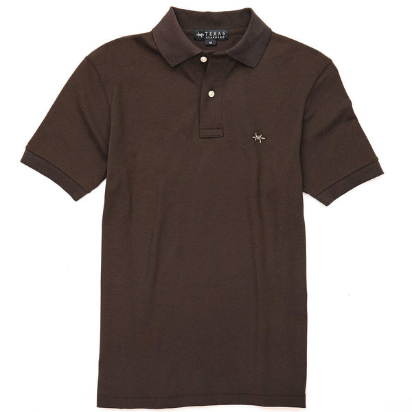 Standard Polo - Pecan Brown - Texas Standard
