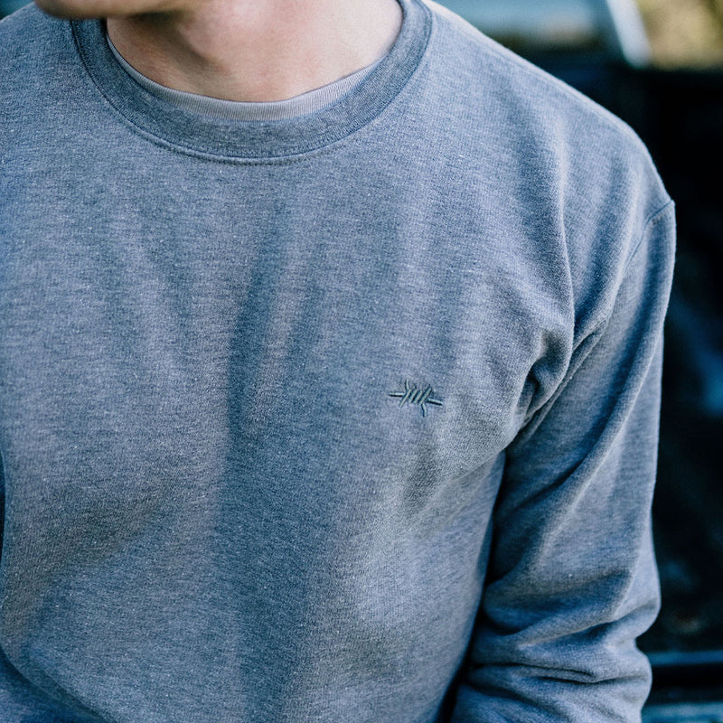Throwback Sweatshirt - Mockingbird Gray - Texas Standard