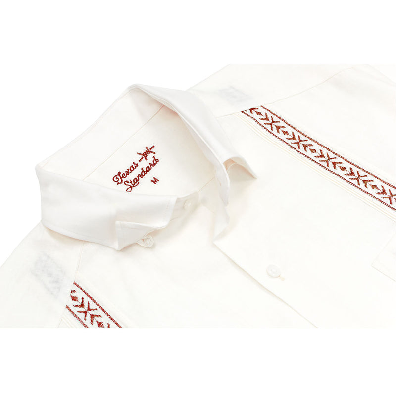 Tejas Guayabera - Maroon