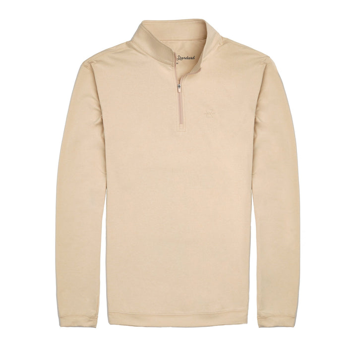 Performance Hybrid Quarter Zip - Sandstone