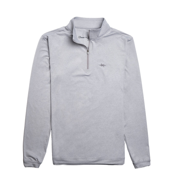 Performance Hybrid Quarter Zip - Mockingbird Gray
