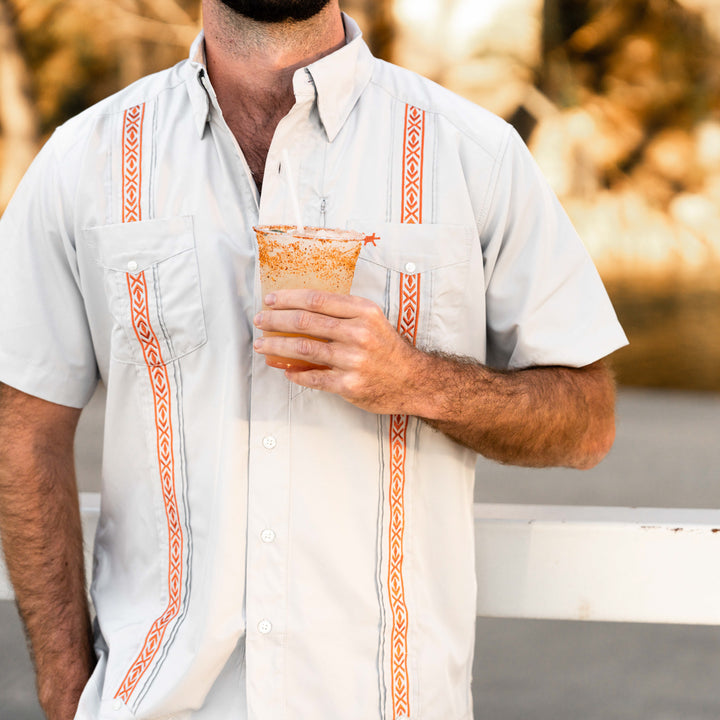 Guayabera Libre - Burnt Orange