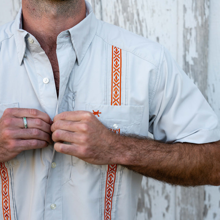 Guayabera Libre - Burnt Orange